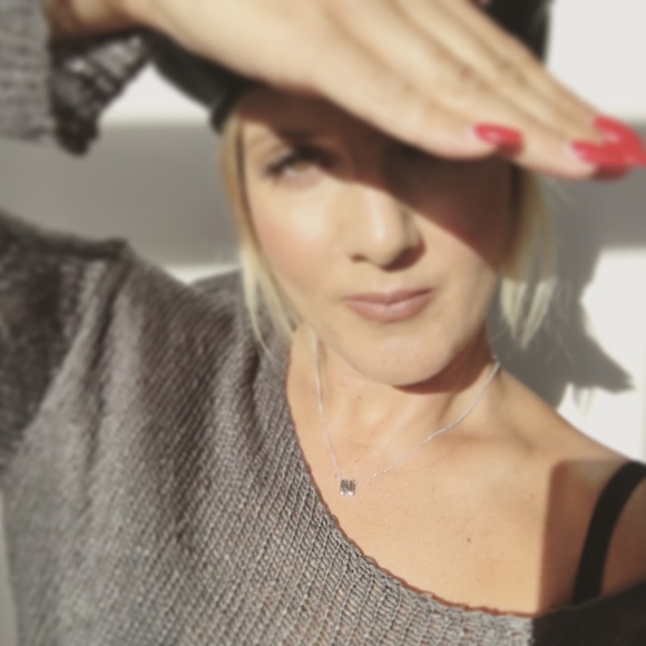 NEW Sterling Silver Initial Necklaces - Picture 2 of 8